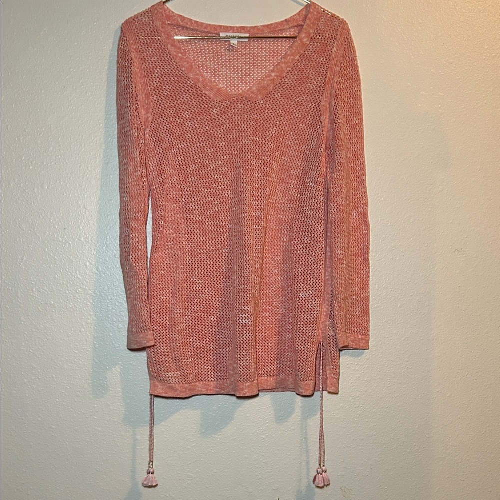 Talbots Coral Knit Tunic